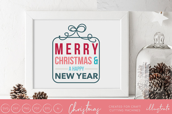 Christmas Typography Bundle in Illustrations - product preview 12