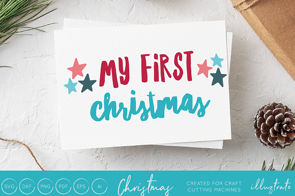 Christmas Typography Bundle in Illustrations - product preview 13