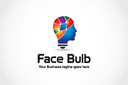 Face Bulb Logo Template