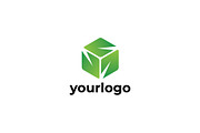 Cube leaf Logo