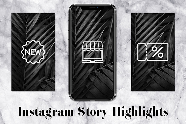 Shop Instagram Story Icons