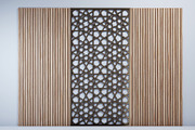 GOLD WOODEN WALL PANEL DECORATION