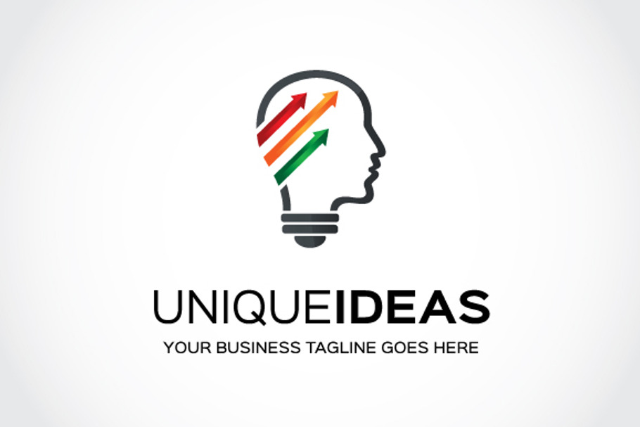 Unique ideas Logo Template in Logo Templates - product preview 8