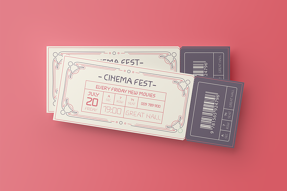 Event Ticket Template in Card Templates - product preview 2