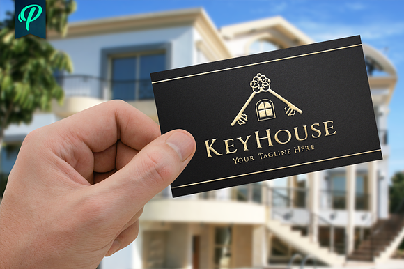 KeyHouse - Real Estate Logo Template in Logo Templates - product preview 3