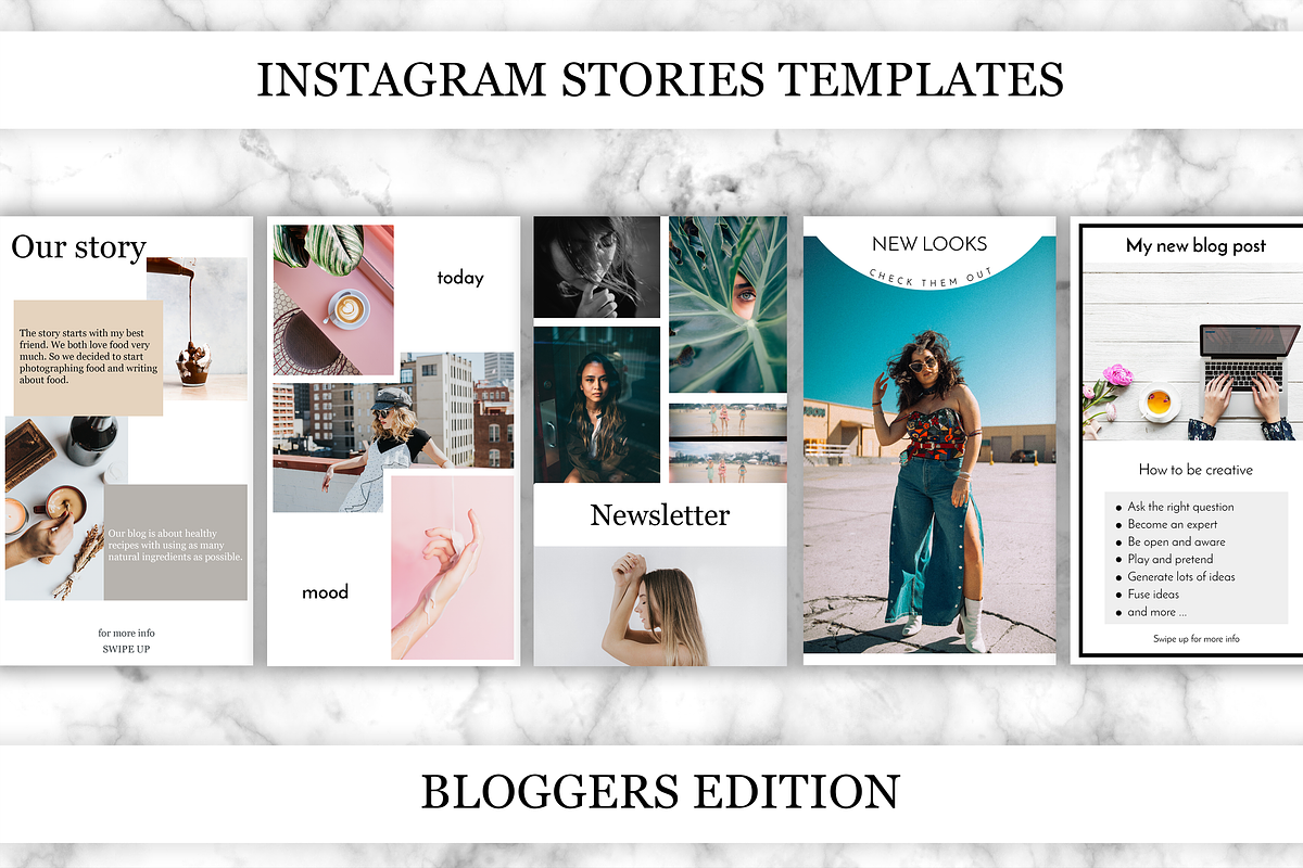 Instagram stories for Bloggers in Instagram Templates - product preview 8