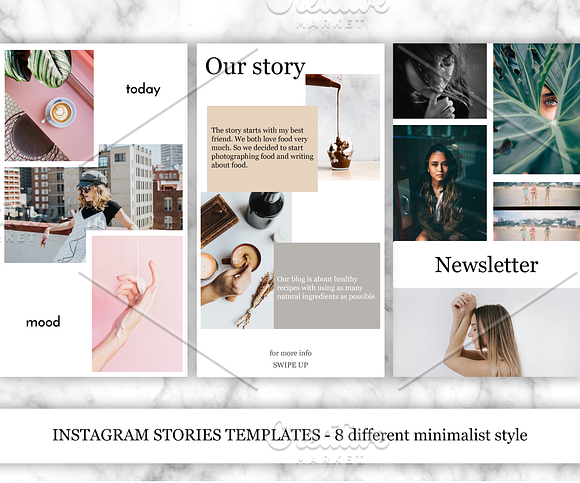 Instagram stories for Bloggers in Instagram Templates - product preview 1