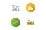 Airport gate icon