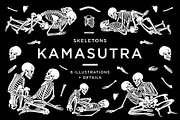 KAMASUTRA with skeletons