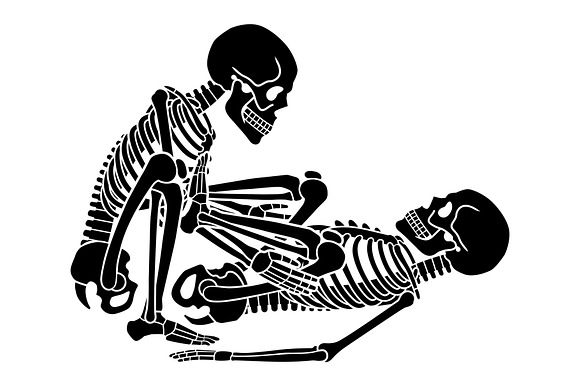 KAMASUTRA with skeletons in Illustrations - product preview 8