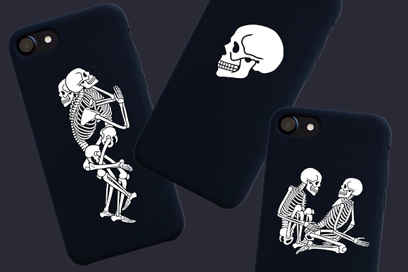 KAMASUTRA with skeletons in Illustrations - product preview 9