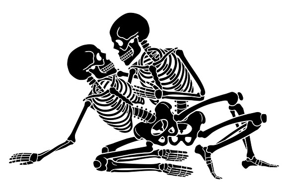 KAMASUTRA with skeletons in Illustrations - product preview 10