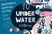 UNDERWATER | Seamless patterns pack