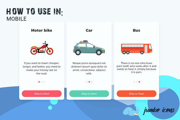 Flat Icons Transport Set in Graphics - product preview 3