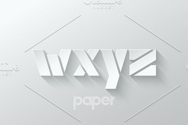 Letter W X Y Z logo alphabet 