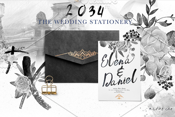 50% OFF 2 in 1 "Wedding" BUNDLE in Illustrations - product preview 26