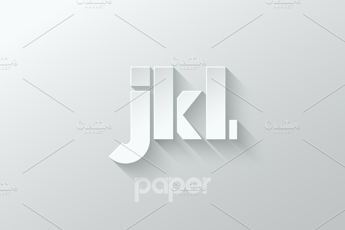 Letter J K L logo alphabet  in Illustrations - product preview 8