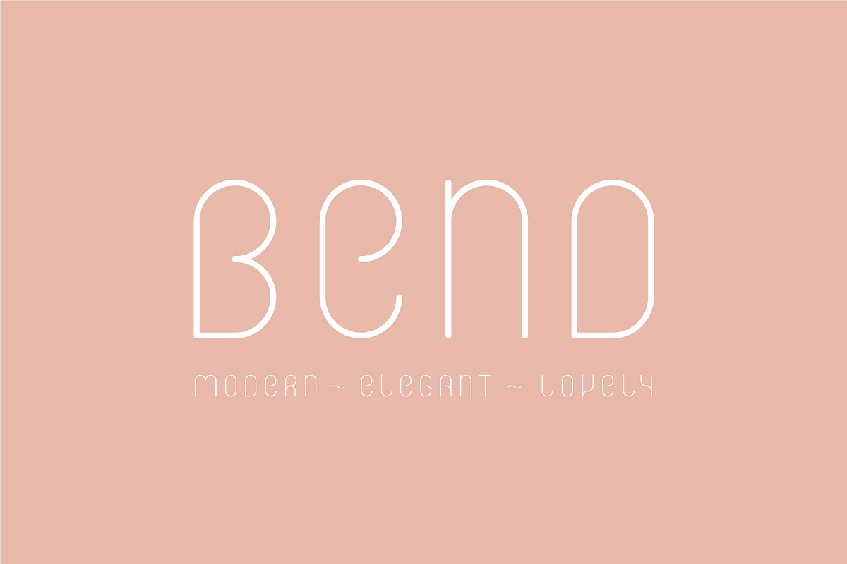 Bend Font in Sans-Serif Fonts - product preview 8