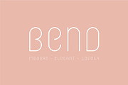 Bend Font