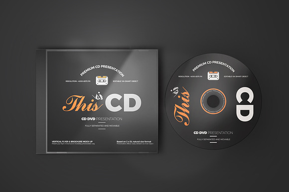 CD/DVD Album Mock-up 1 in Product Mockups - product preview 1