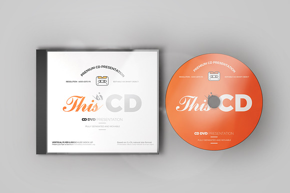 CD/DVD Album Mock-up 1 in Product Mockups - product preview 2