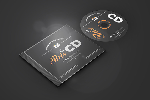 CD/DVD Album Mock-up 2 in Product Mockups - product preview 1