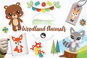 Woodland animals graphics