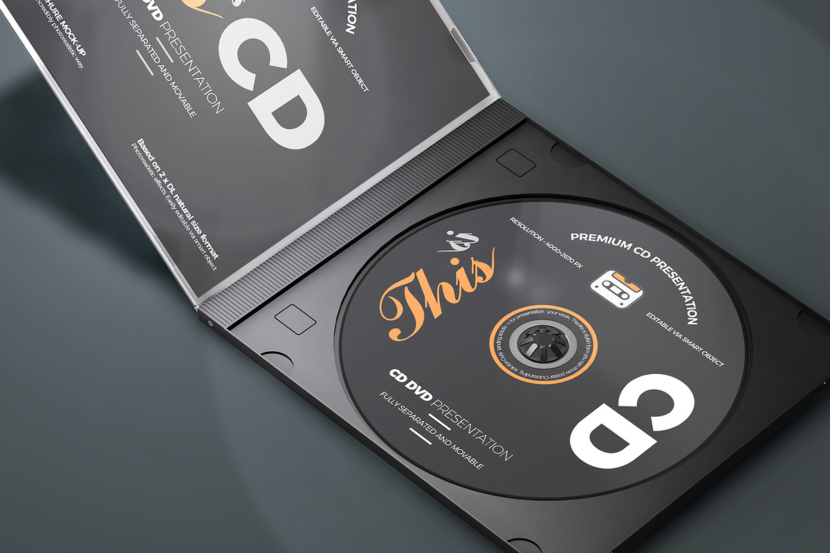 CD/DVD Album Mock-up 3 in Product Mockups - product preview 8