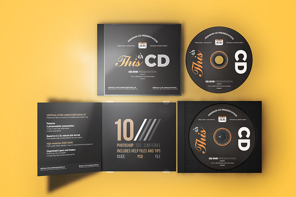 CD/DVD Album Mock-up 4 in Product Mockups - product preview 3