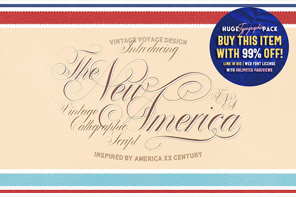 The New America in Script Fonts - product preview 8