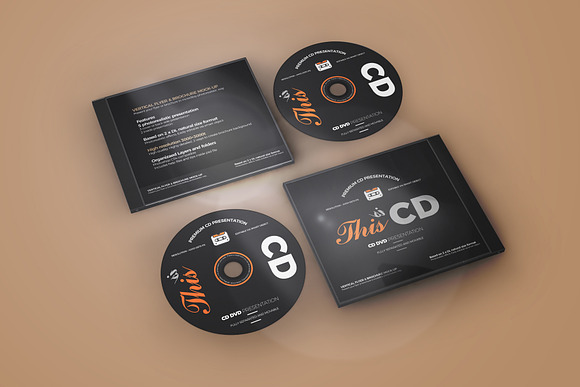 CD/DVD Album Mock-up 5 in Product Mockups - product preview 1