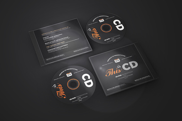CD/DVD Album Mock-up 5 in Product Mockups - product preview 3