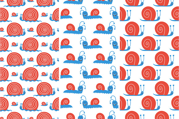 FUNNY SNAILS in Patterns - product preview 6