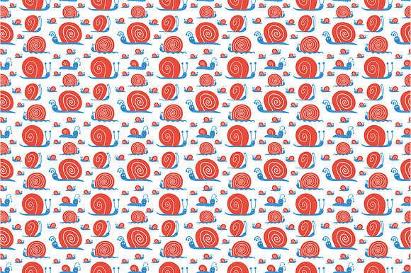 FUNNY SNAILS in Patterns - product preview 8