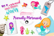 friendly Mermaid graphics
