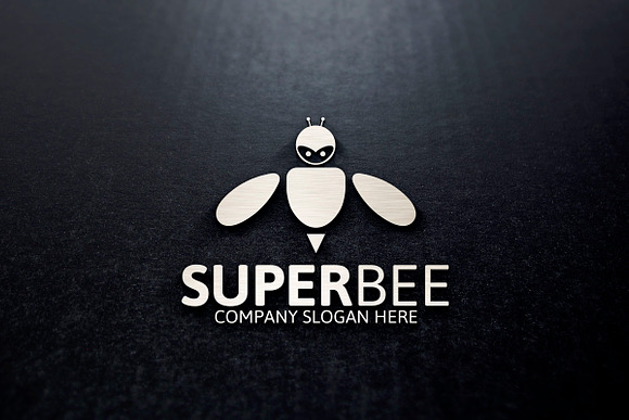 Super Bee Logo in Logo Templates - product preview 1