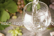 Slow motion wine is beautiful to