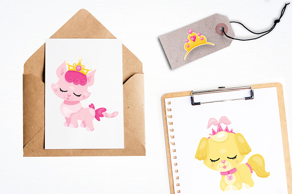 Princess pets graphics illustration in Illustrations - product preview 1