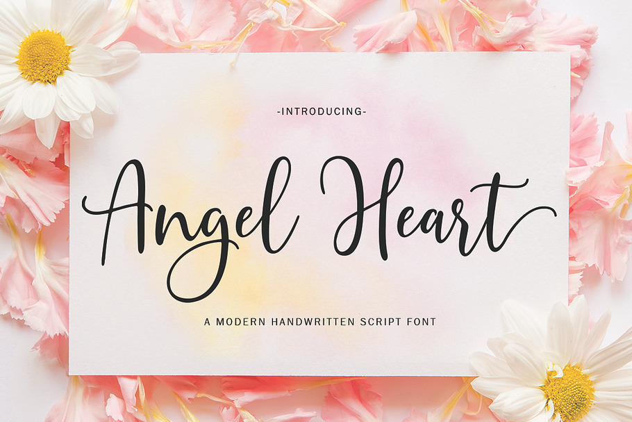 Angel Heart Script in Script Fonts - product preview 8