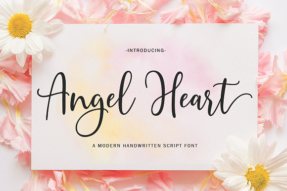 Angel Heart Script in Script Fonts - product preview 9