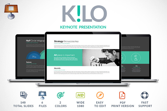 Kilo | Keynote Presentation in Keynote Templates - product preview 2