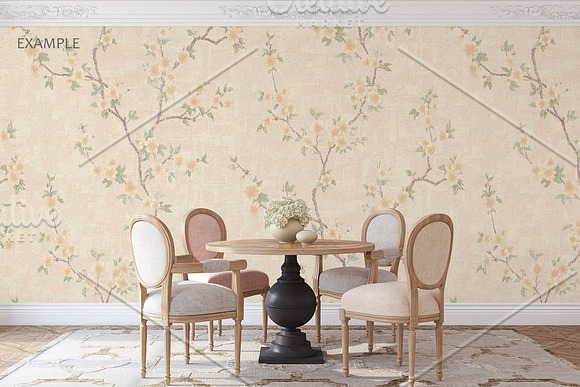 Dining-room in French style in Print Mockups - product preview 4