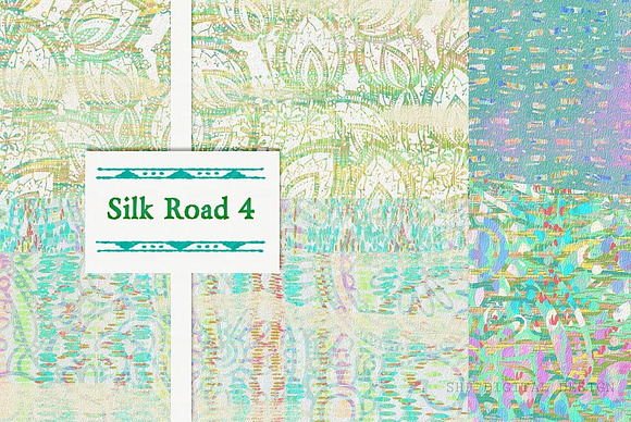 Silk Road 4:  Artsy Collage Textures in Textures - product preview 4
