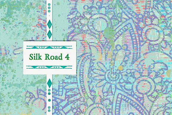 Silk Road 4:  Artsy Collage Textures in Textures - product preview 5