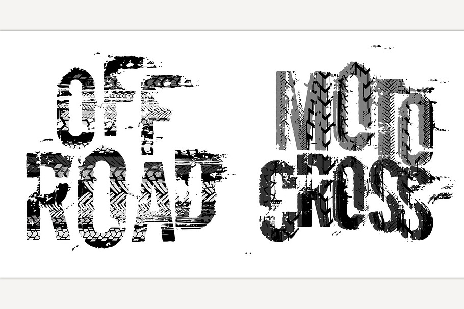 Tire Moto Lettering in Illustrations - product preview 8