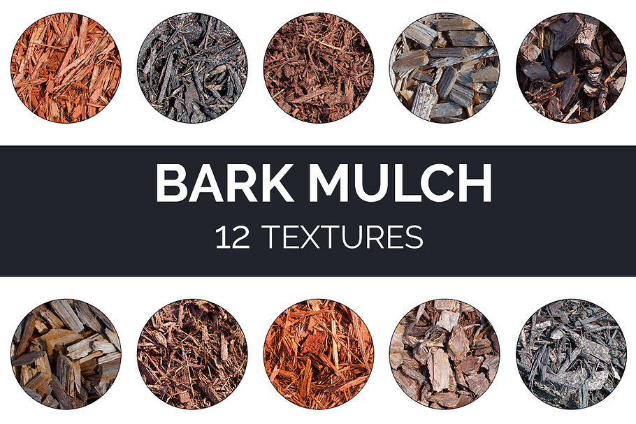 Bark Mulch Textures / Backgrounds