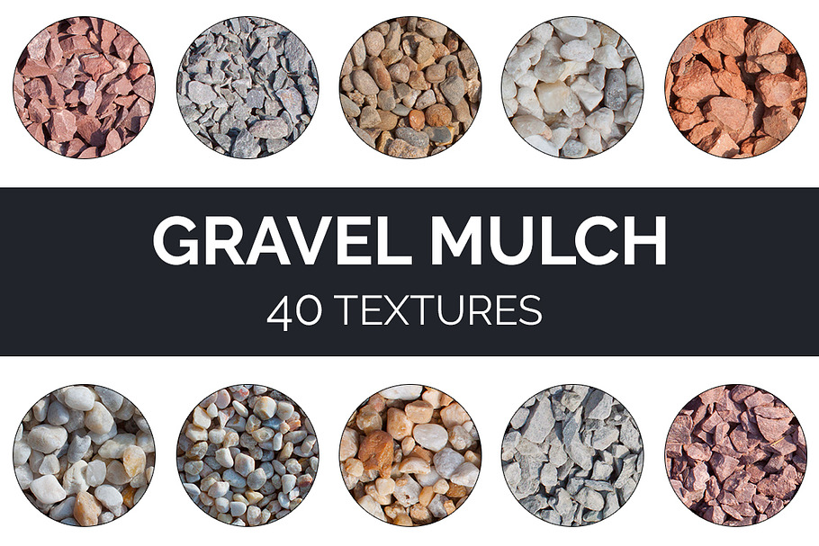 Gravel Mulch Textures / Backgrounds