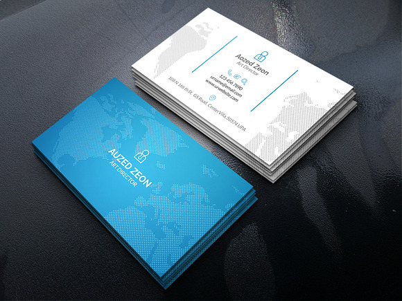 Modern Business Card in Business Card Templates - product preview 1