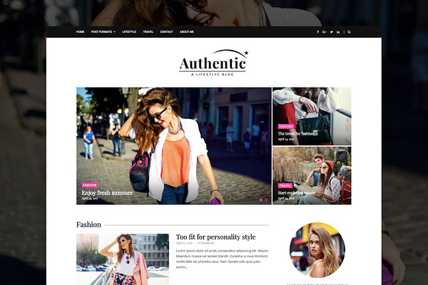 Authentic - WordPress Magazine Theme