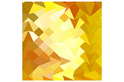 Amber Yellow Abstract Low Polygon Ba